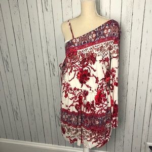 Free People Off Shoulder White Dress Large